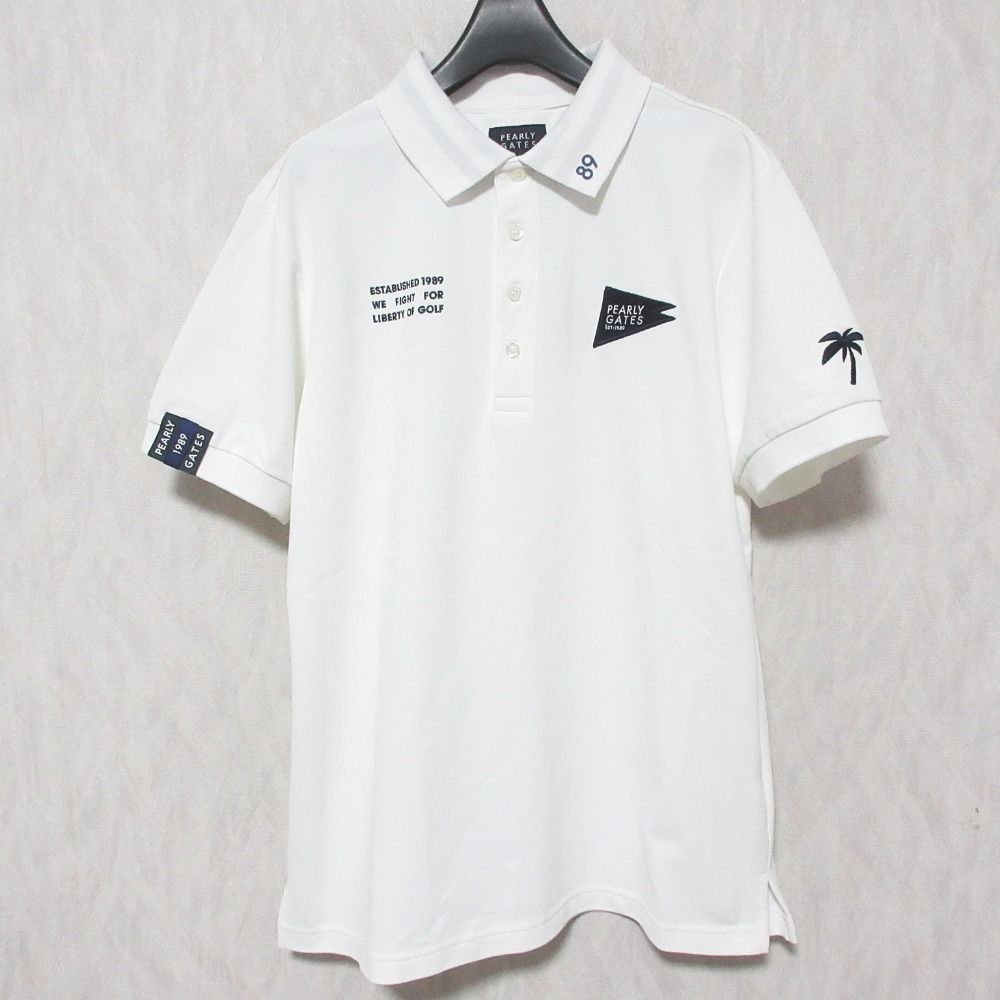 美品 23年商品 PEARLY GATES パーリーゲイツ 鹿の子 ポロシャツ 053