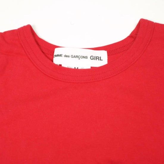 COMME des GARCONS GIRL コムデギャルソンガール 日本製 フリルヘムT 