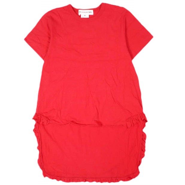 COMME des GARCONS GIRL コムデギャルソンガール 日本製 フリルヘムT 