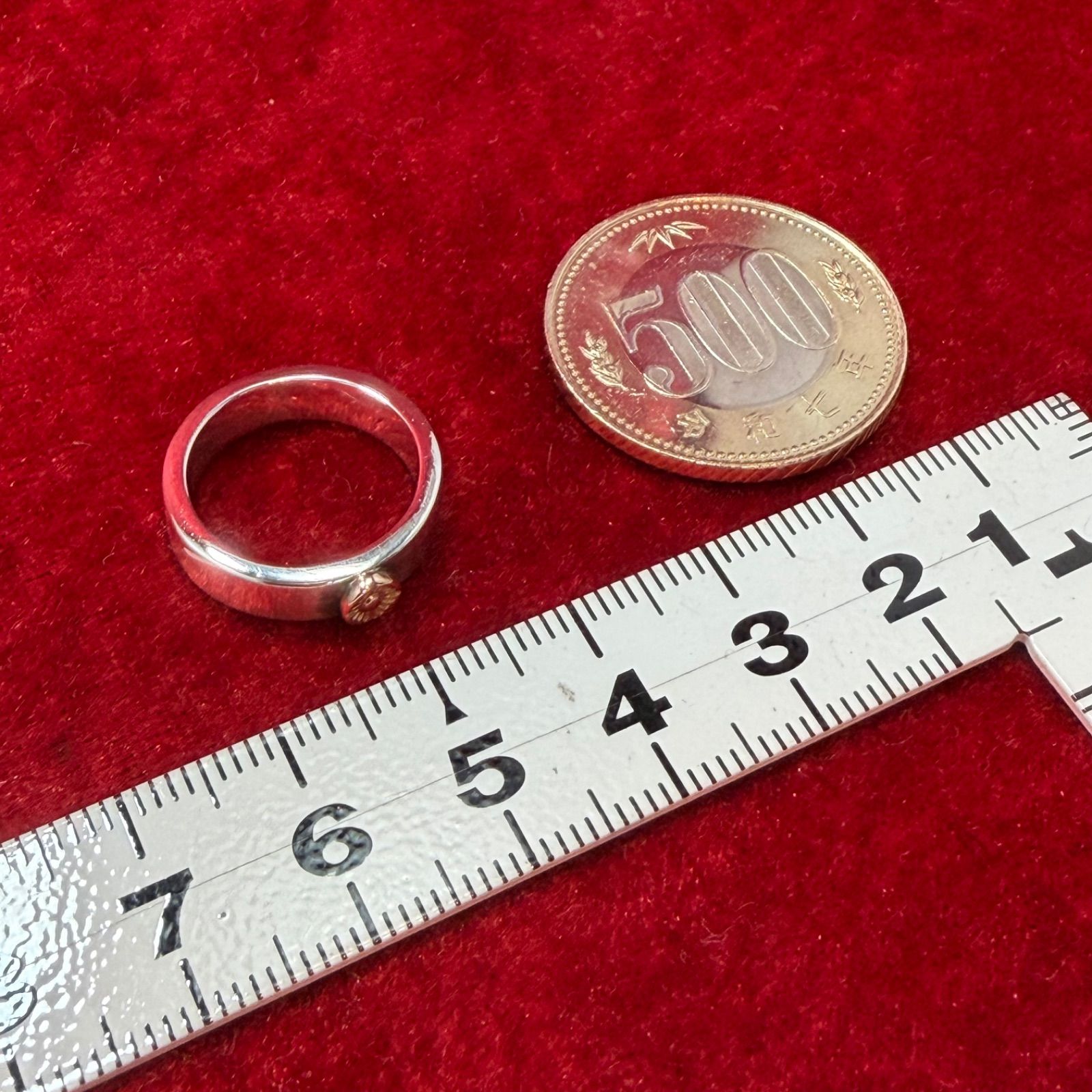 美品 太陽神 リング7号 SILVER×K18 4.1g アリゾナフリーダム/ARIZONA 
