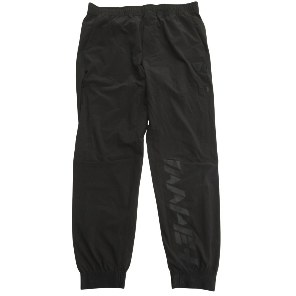 AAPE PLUS A BATHING APE エーエイプ バイ アベイシングエイプ トラック パンツ イージー ジョガー ロゴ 黒 ブラック メンズ 古着 中古 USED