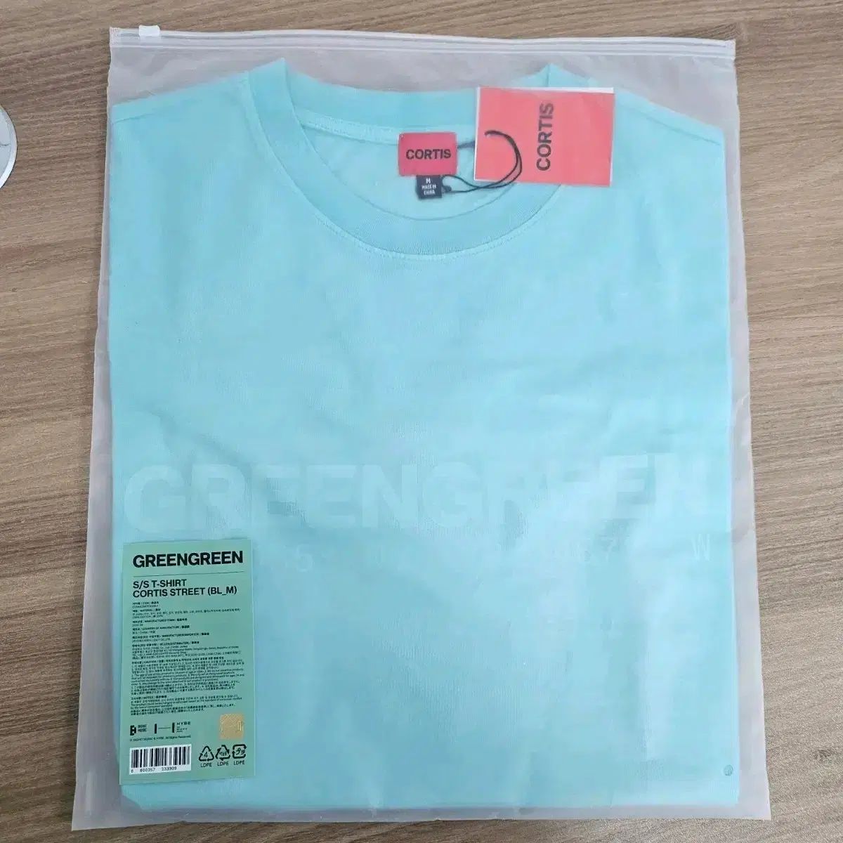 コーティス Tシャツ_STREET (ブルー) Mサイズ