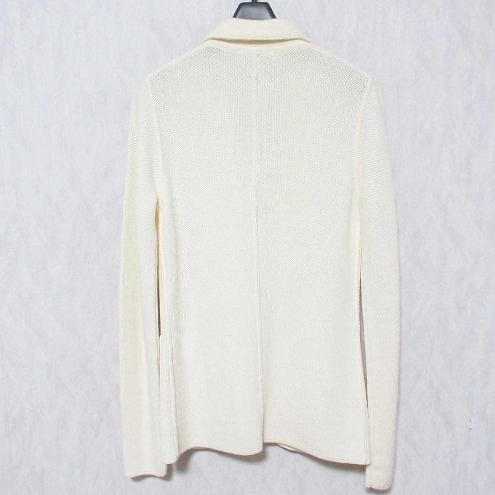 美品 LARDINI ラルディーニ ウール ニットテーラードジャケット