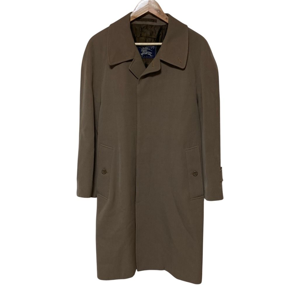BURBERRY バーバリー 英国製 ヴィンテージ ステンカラーコート 36 ベージュ メンズ 古着 中古 USED