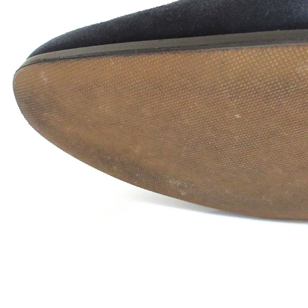 美品 MaxMara マックスマーラ スエード ローファー サイズ38 24cm相当 ネイビー レディース 古着 中古 USED