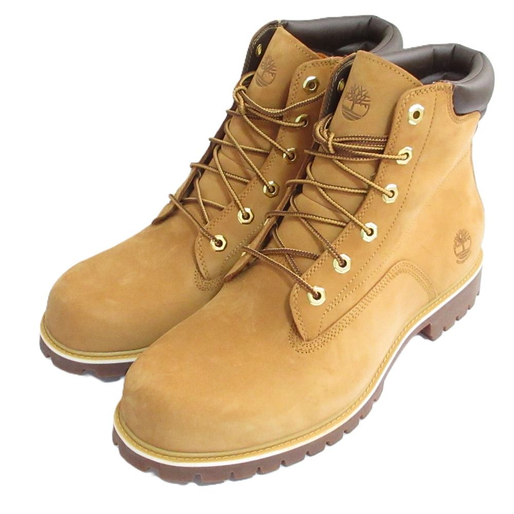 未使用 Timberland ティンバーランド アルバーン 6インチ レースアップ ウォータープルーフ ブーツ TB137578231 30cm ベージュ メンズ 古着 中古 USED