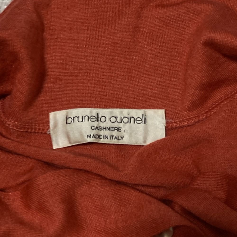 美品 Brunello Cucinelli ブルネロクチネリ カシミアシルク オーバー