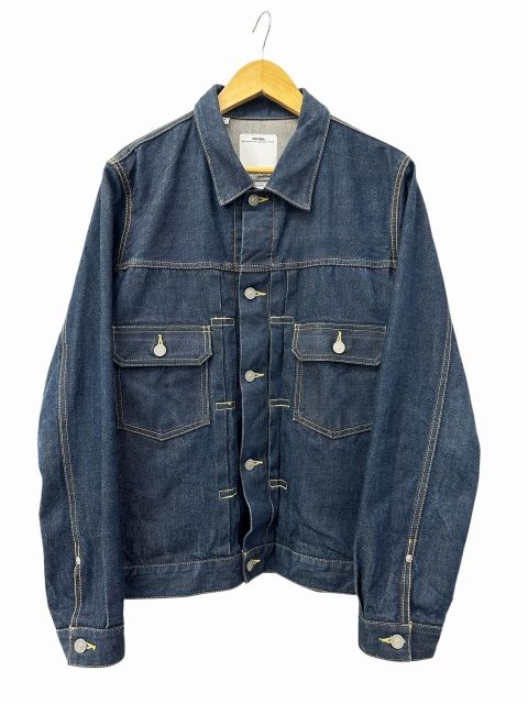 ビズビム VISVIM Ron Herman EXCLUSIVE 101 JKT UNWASHED LUXSIC ロンハーマン エクスクルーシブ デニム ジャケット ジージャン ラクシック ノンウォッシュ 011630500600 4 260522