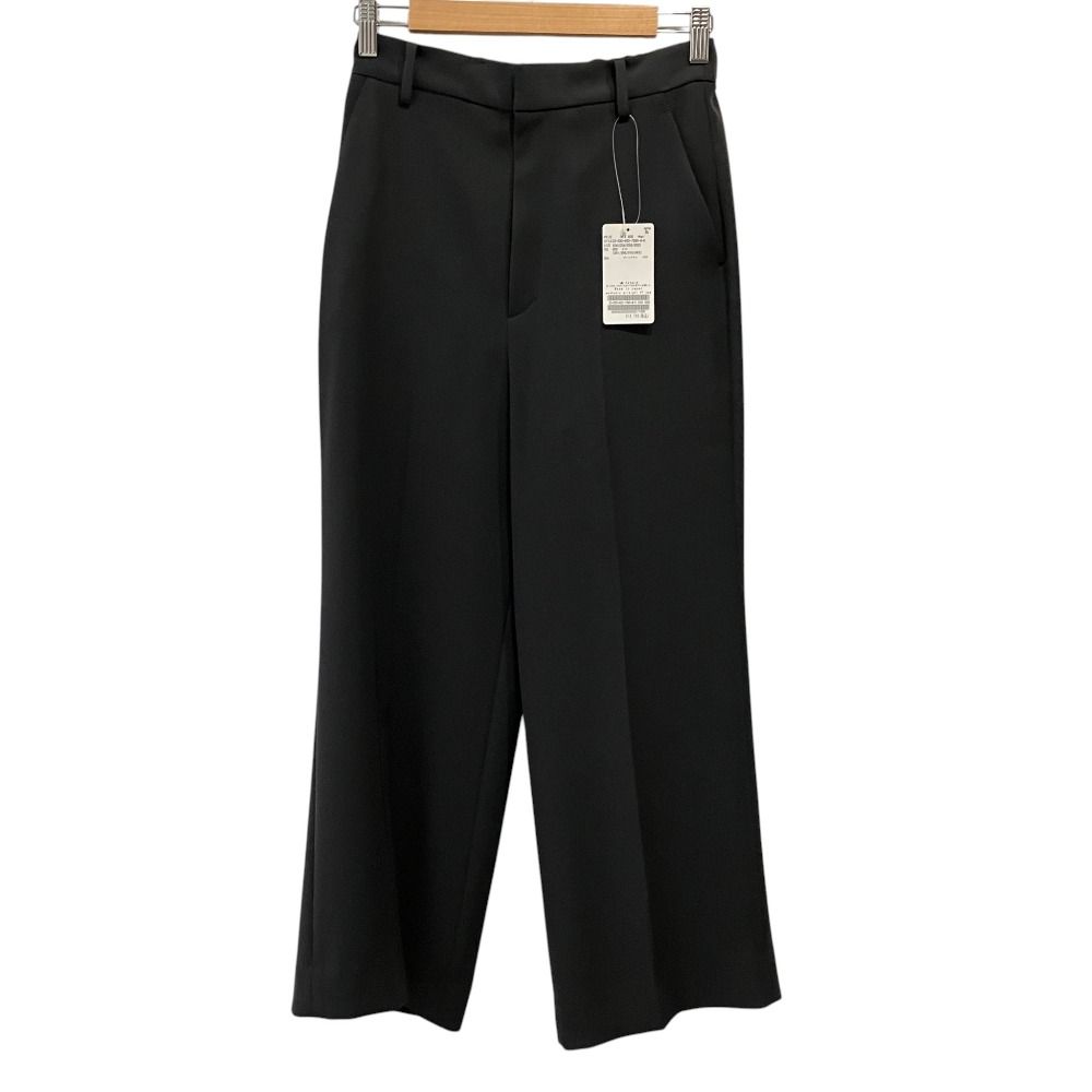 未使用 23AW Plage プラージュ washable straight パンツ5 サイズ36 ネイビー レディース 古着 中古 USED