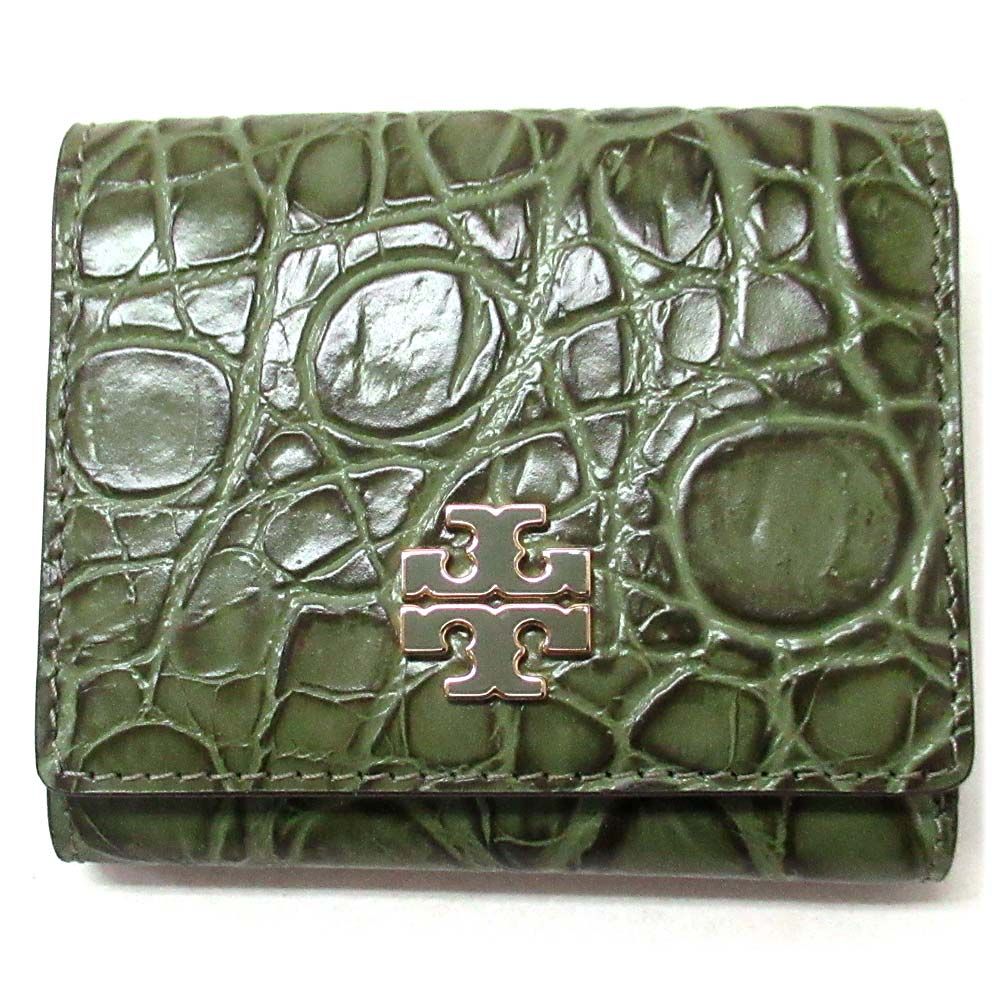 TORY BURCH トリバーチ アウトレット 財布 BRITTEN EMBOSSED COROC 三つ折り財布