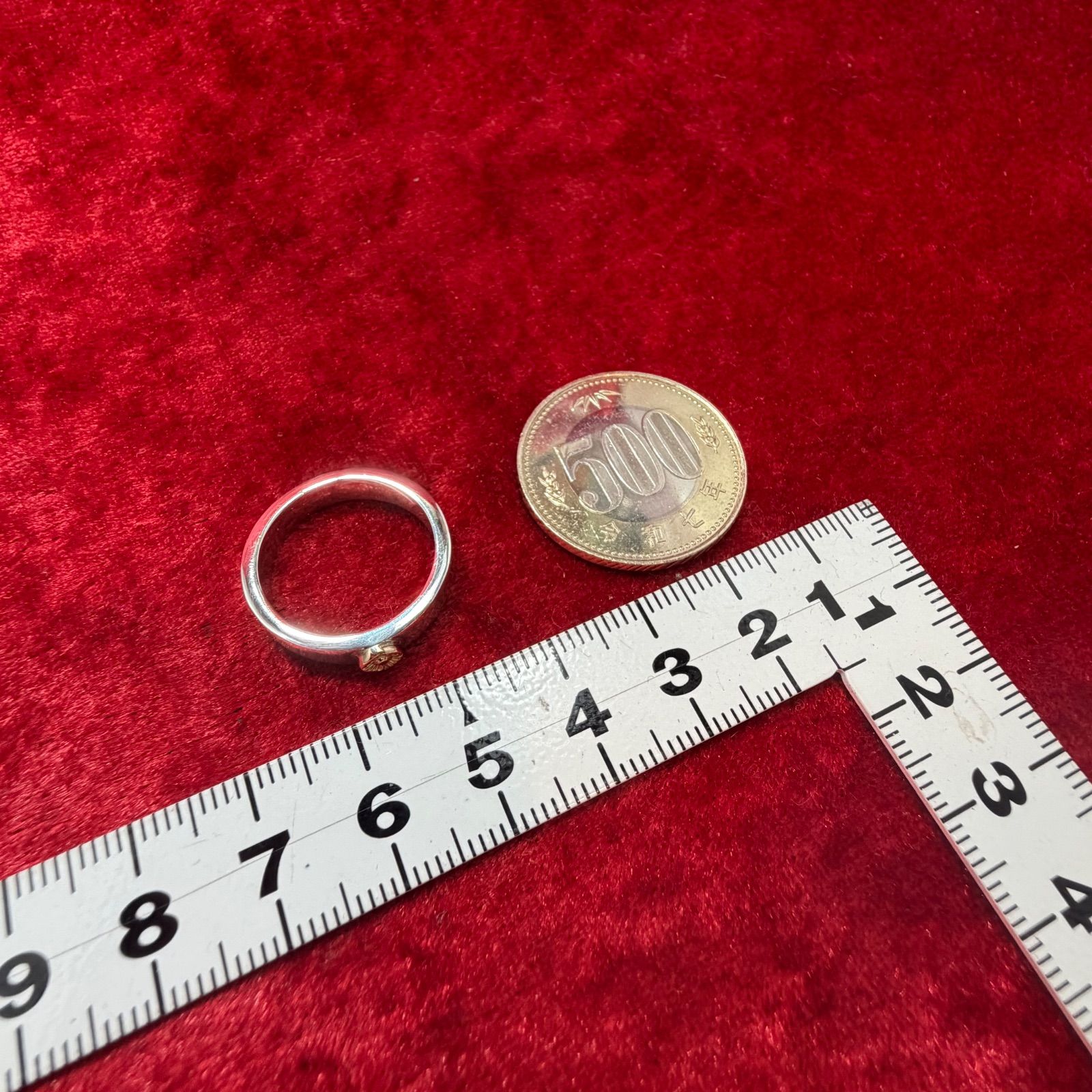 美品 太陽神リング14号 SILVER×K18 4.9g アリゾナフリーダム/ARIZONA 