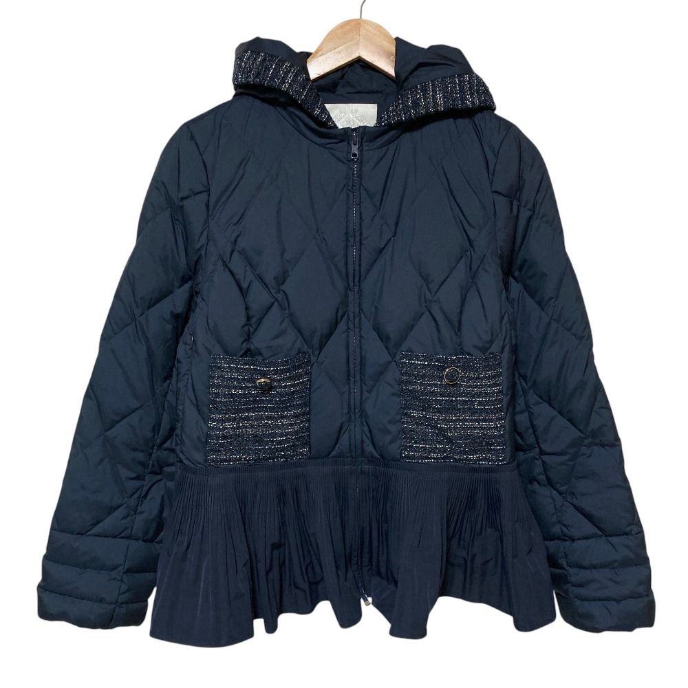 美品 Chesty チェスティ ツイードディテールダウンジャケット 22M901 