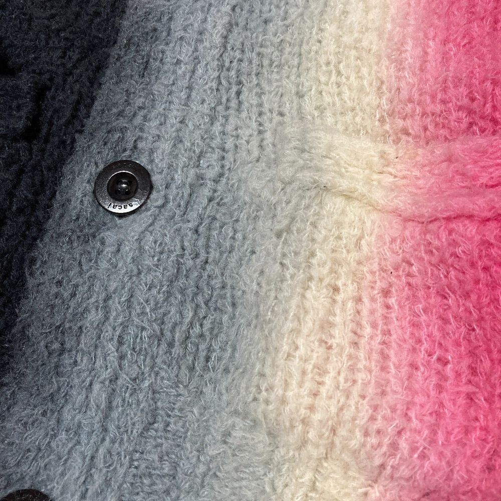 美品 23AW sacai サカイ Tie Dye Knit Cardigan タイダイ ニット