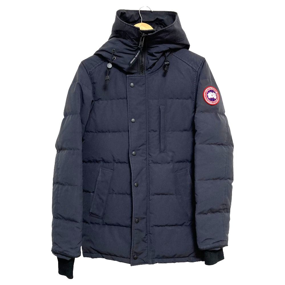 良品 CANADA GOOSE カナダグース カーソンパーカー ダウンジャケット 3805MA XSサイズ ネイビー メンズ レディース 古着 中古 USED