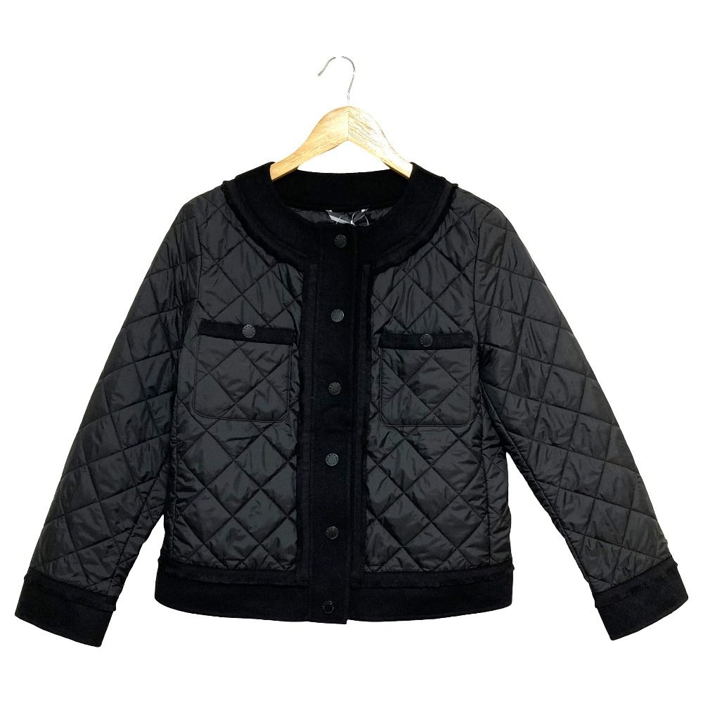 新品同様 26SS Weekend Max Mara マックスマーラ ウィークエンド WKDFERRO キルティングジャケット 26154810616 サイズ40 ブラック レディース 古着 中古 USED