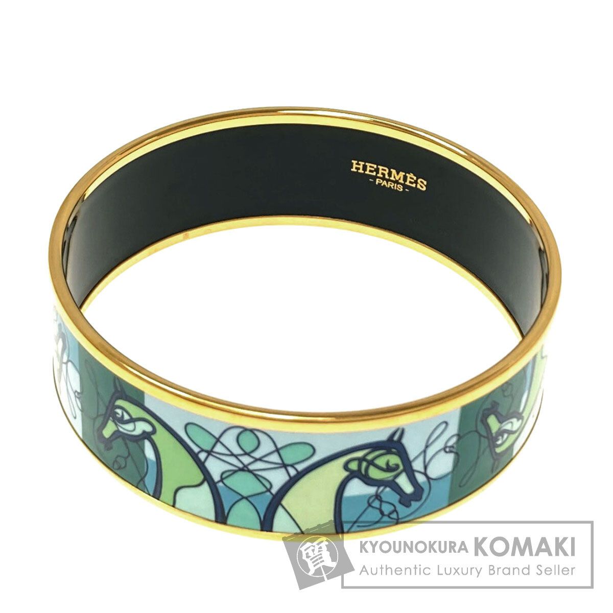 HERMES エルメス エマイユGM バングル ブレスレット GP レディース [中古]