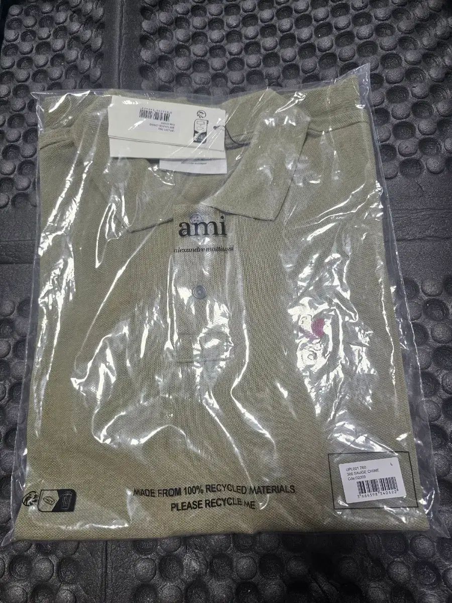 アミ アレクサンドル マティウシ ポロ Tシャツ L