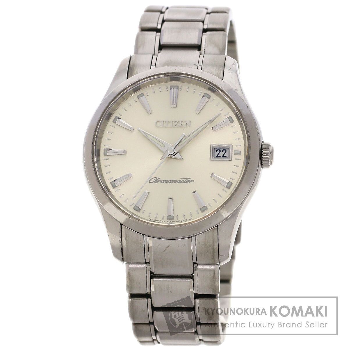 CITIZEN シチズン CTQ57-0952 A660-T006892 ラウンドフェイス パーペチュアルカレンダー 腕時計 チタン チタン メンズ [中古]