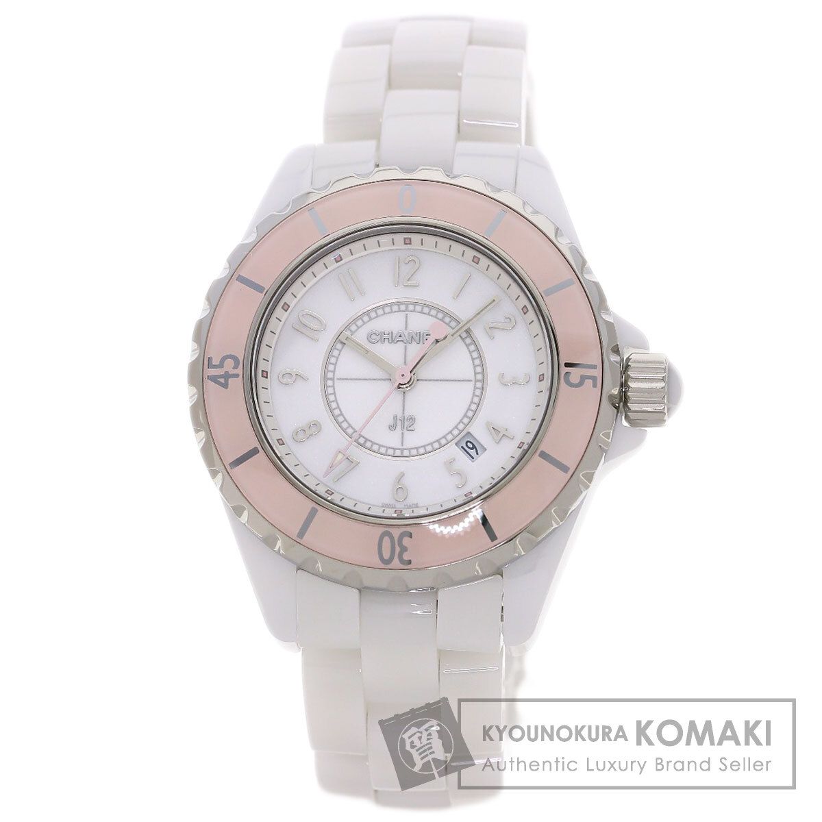 CHANEL シャネル H4467 J12 2015年世界限定1200本 ソフトピンク 腕時計 セラミック セラミック レディース [中古] 207,900円