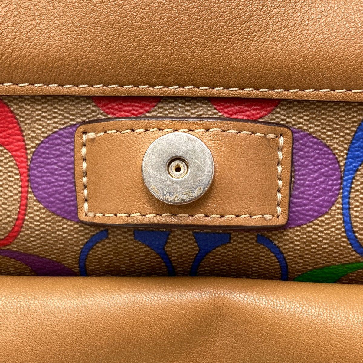 COACH コーチ C4097 レインボー リュック・デイパック PVC レディース