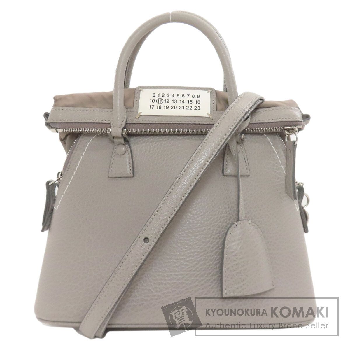 MaisonMargiela メゾン・マルジェラ 5AC 2WAY ハンドバッグ カーフ レディース [中古]