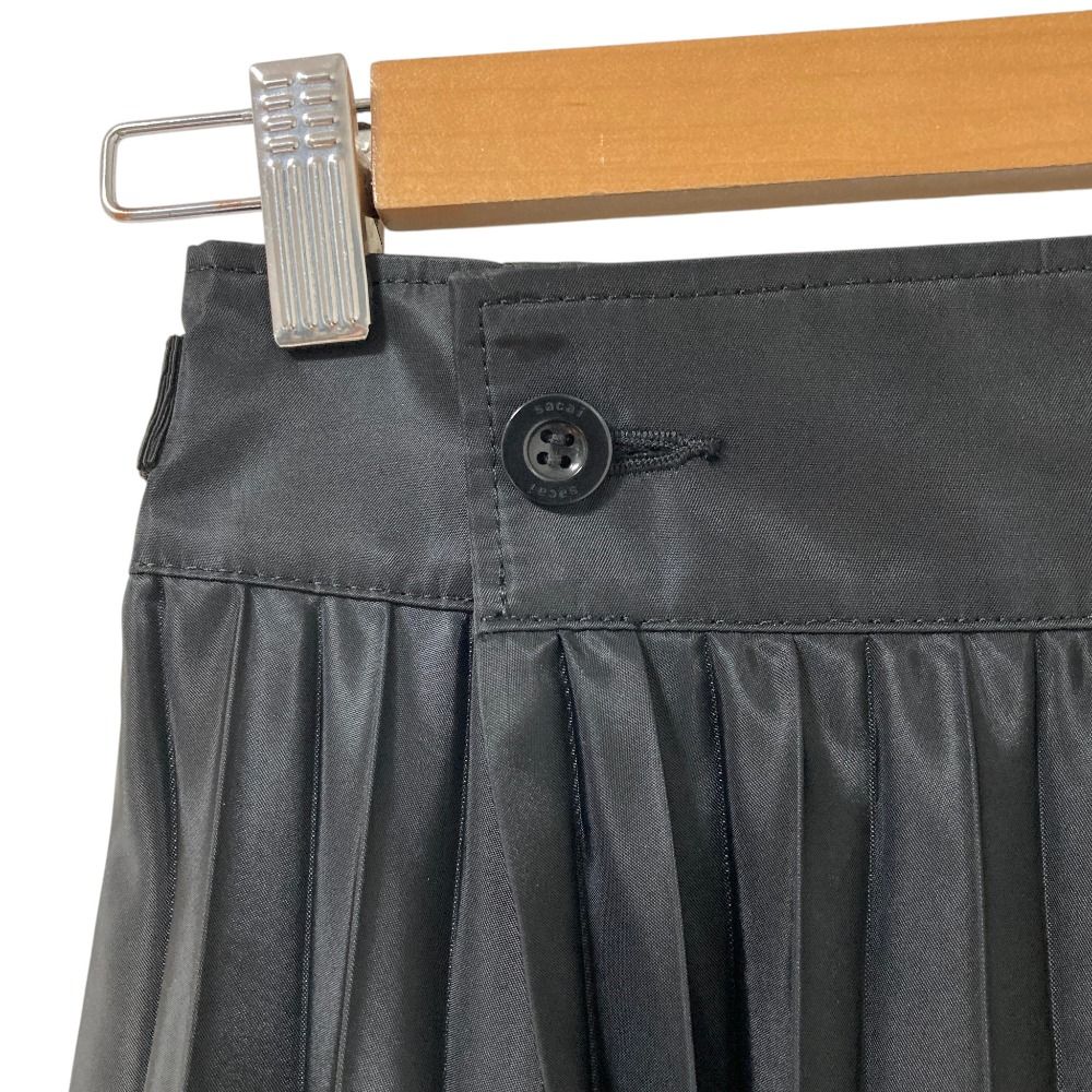 美品 24SS sacai サカイ Nylon Twill Skirt ナイロンプリーツスカート