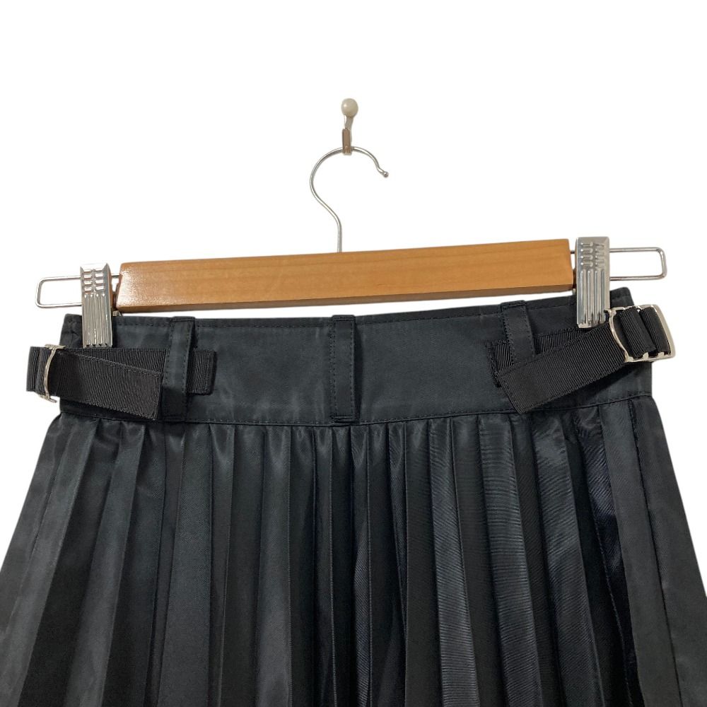 美品 24SS sacai サカイ Nylon Twill Skirt ナイロンプリーツスカート