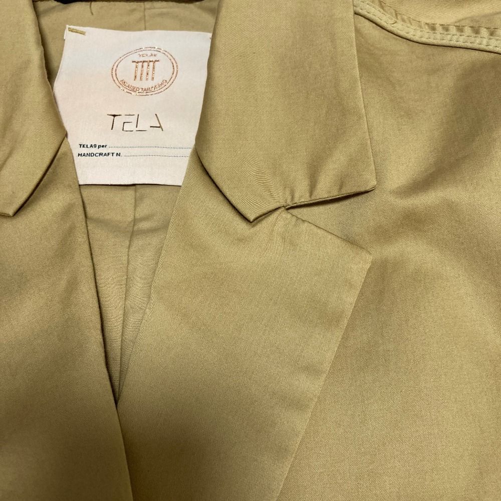 TELA テラ コットンチェスターコート サイズ40 ベージュ レディース