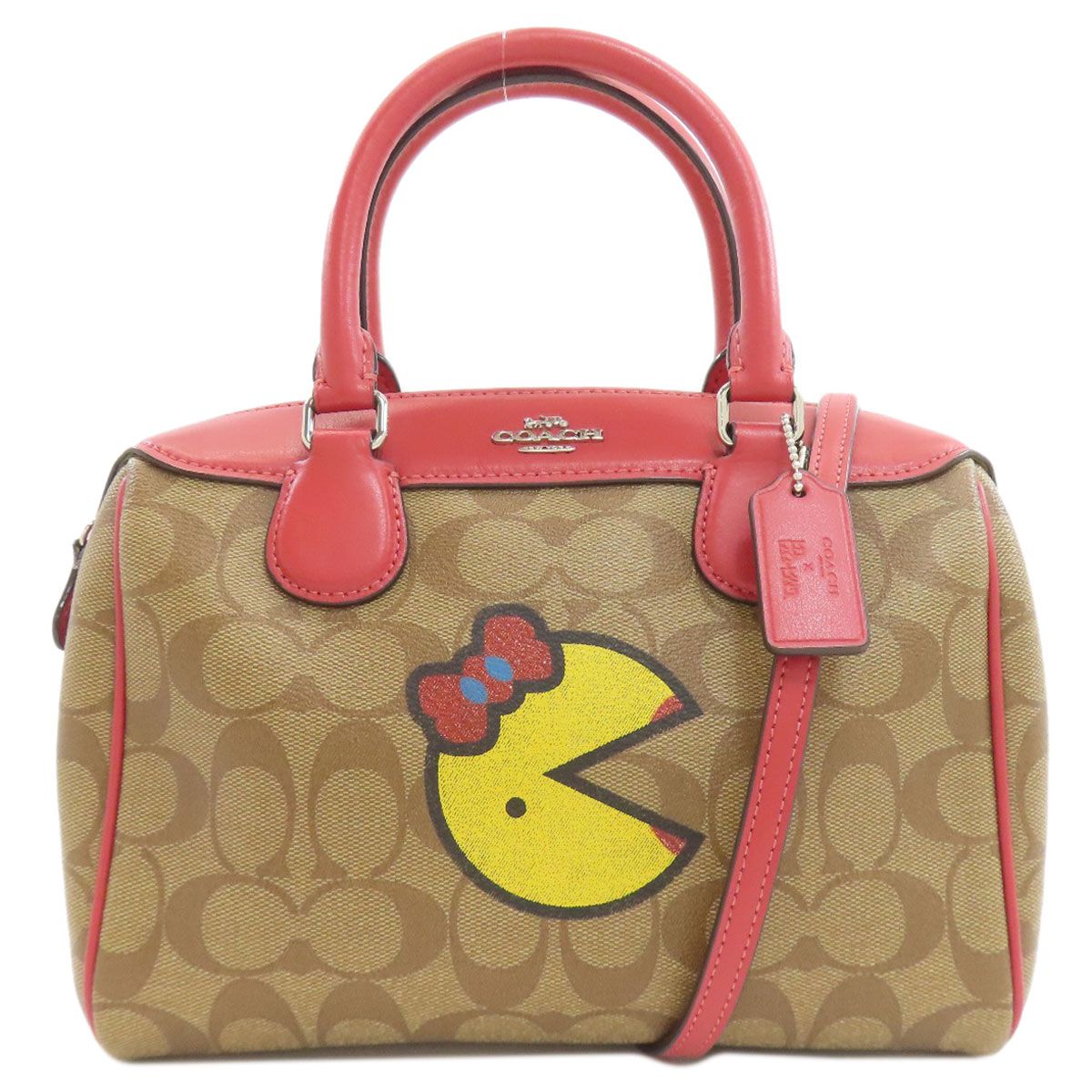 COACH コーチ F73670 パックマンコラボ シグネチャー 2WAY
