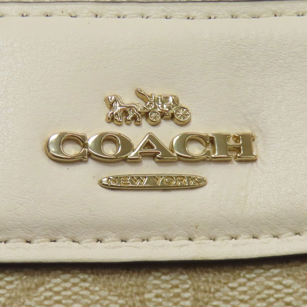 COACH コーチ F32203 シグネチャー 2WAY ハンドバッグ PVC レディース 