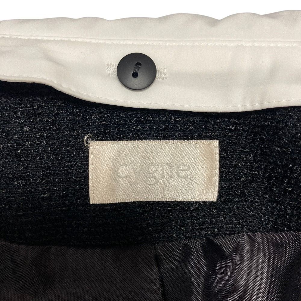 良品 Cygne シーニュ Michelle ツイード セーラージャケット サイズ0