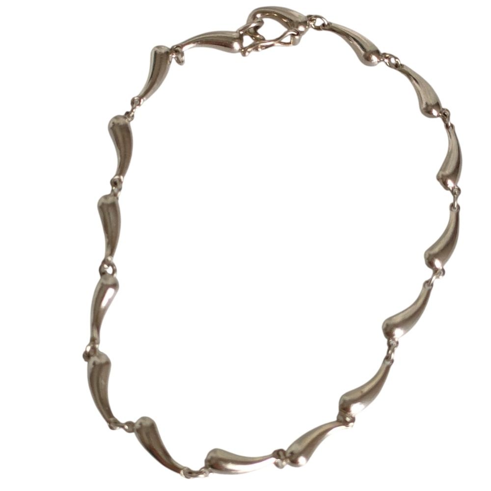 美品 TIFFANY&Co ティファニー 925 エルサペレッティ ティアドロップ ブレスレット シルバー レディース 古着 中古 USED