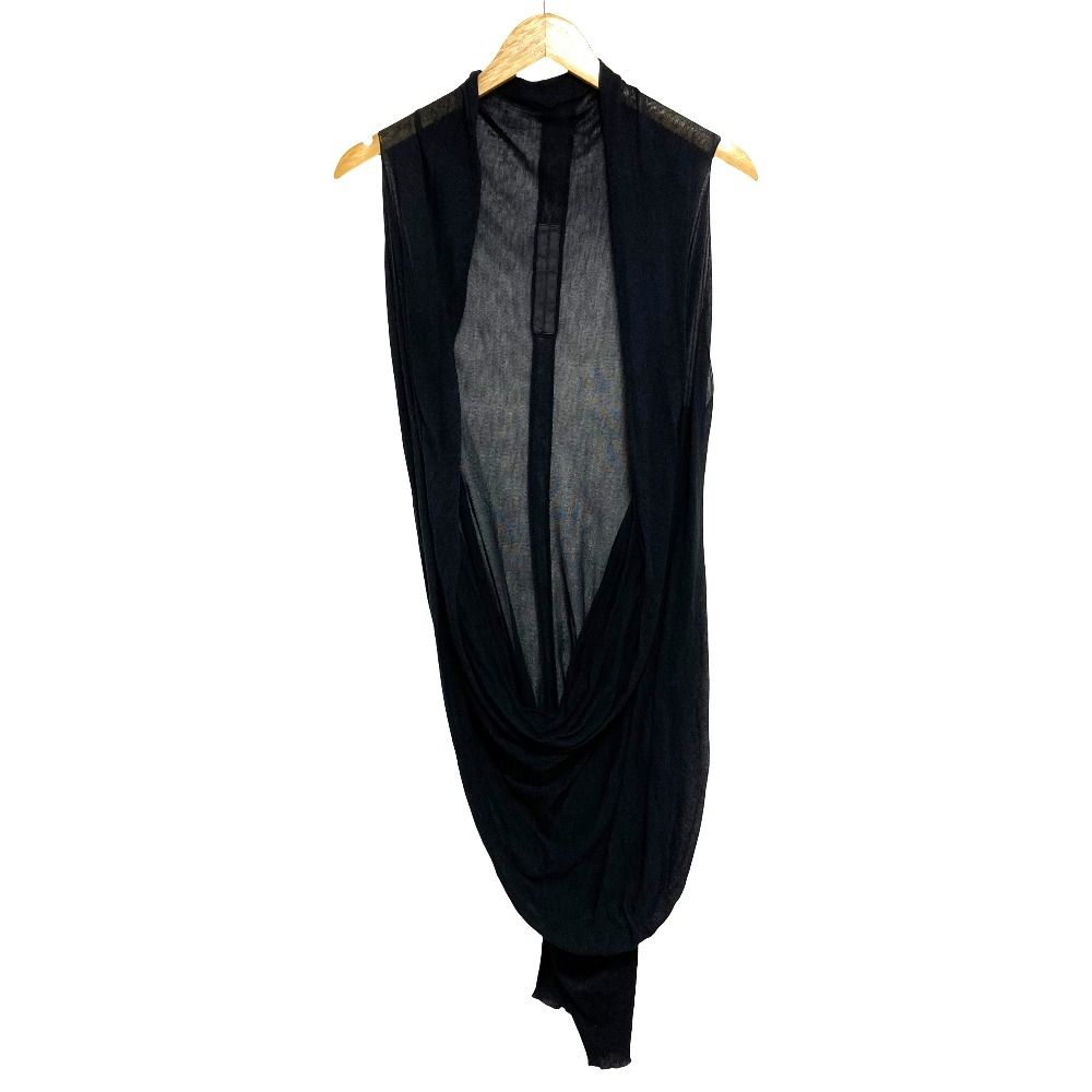 Rick Owens LILIES ドレープカットソー　ノースリーブ 変形 ノースリーブ デザイン トップス | ブランド古着の買取・委託販売