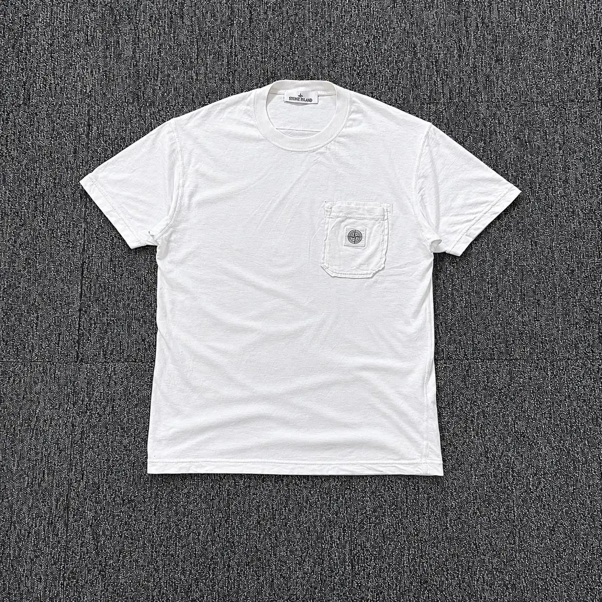 STONE ISLAND ストーンアイランド パッチ ロゴ ポケット 半袖Tシャツ 正規品 L