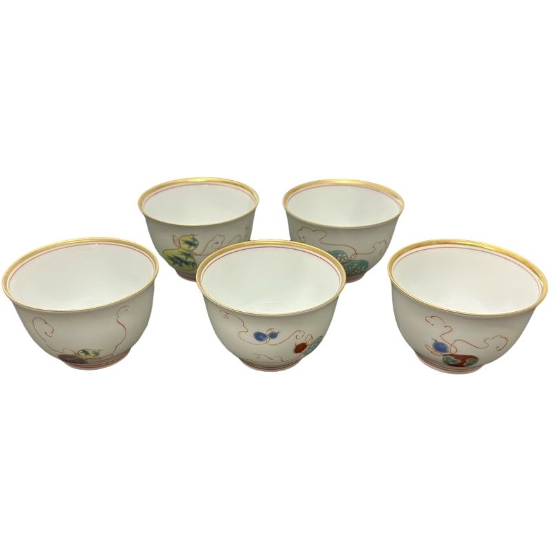 有田焼 深川製磁 花ひょうたん 湯呑揃 化粧箱付属 陶器 【未使用】 32604K414 4,756円