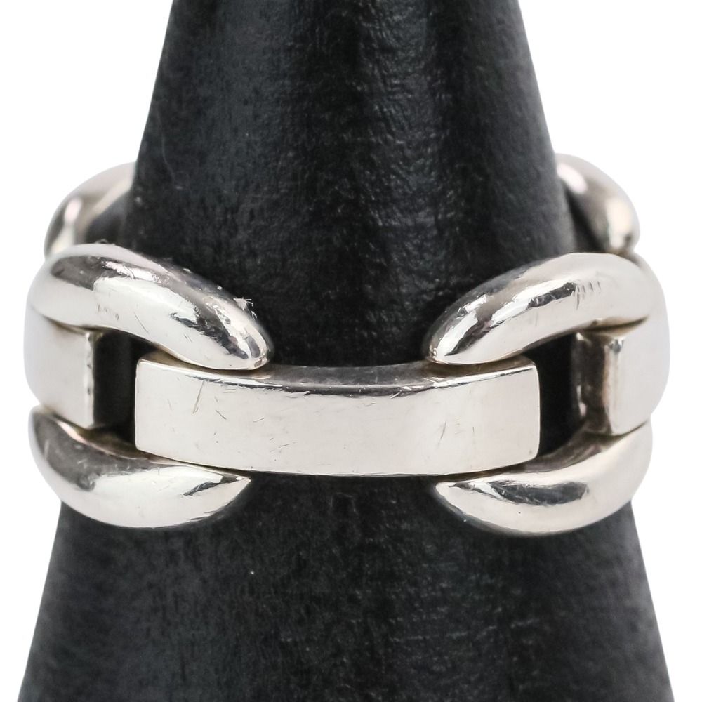 LORO ロロ VOring silver925 9号 美品 LORO ロロ VO ring 01 dia 925 リング 指輪 9号 シルバー