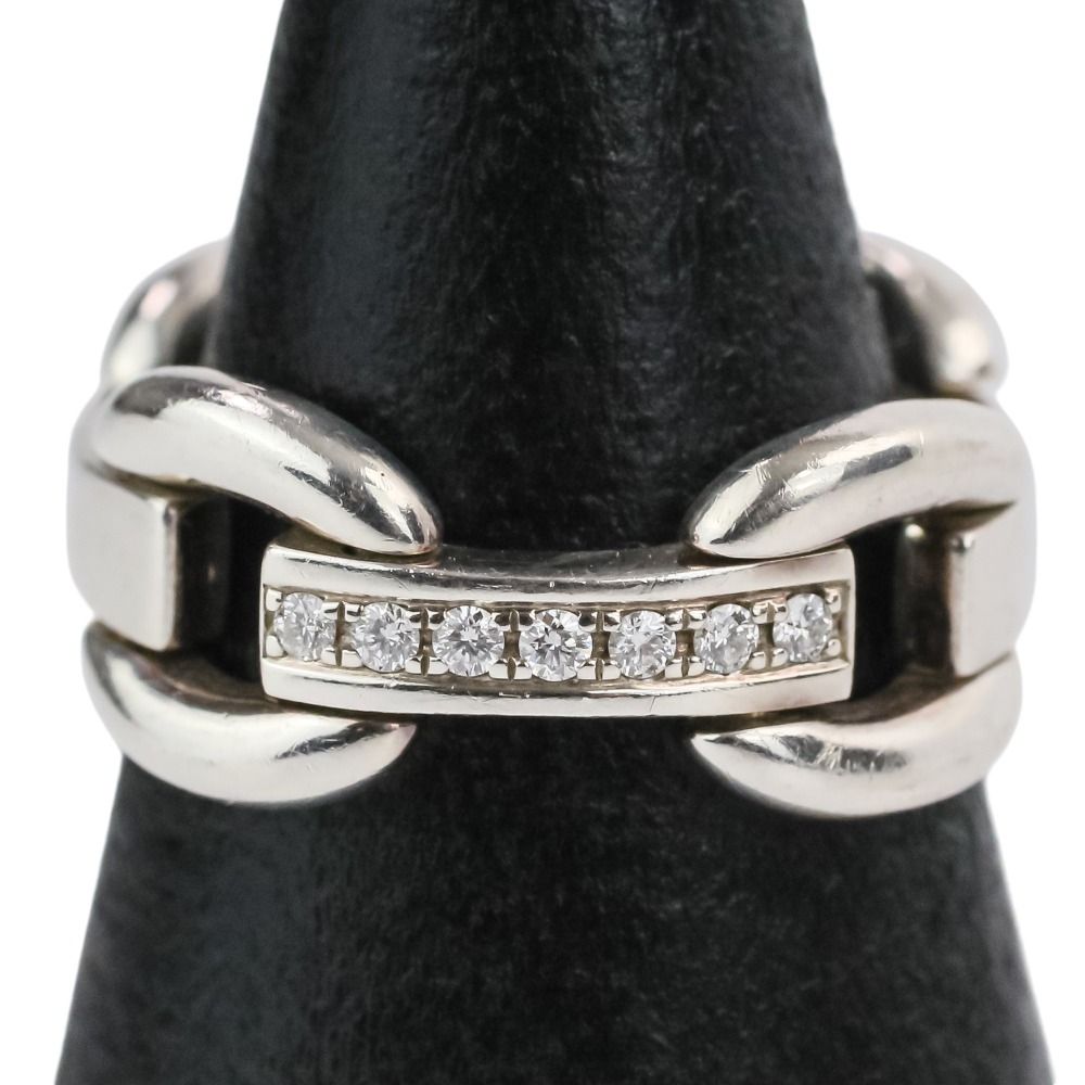 美品 LORO ロロ VO ring 01 dia 925 リング 指輪 9号 シルバー 美品 LORO ロロ VO ring 01 dia 925 リング 指輪 9号 シルバー