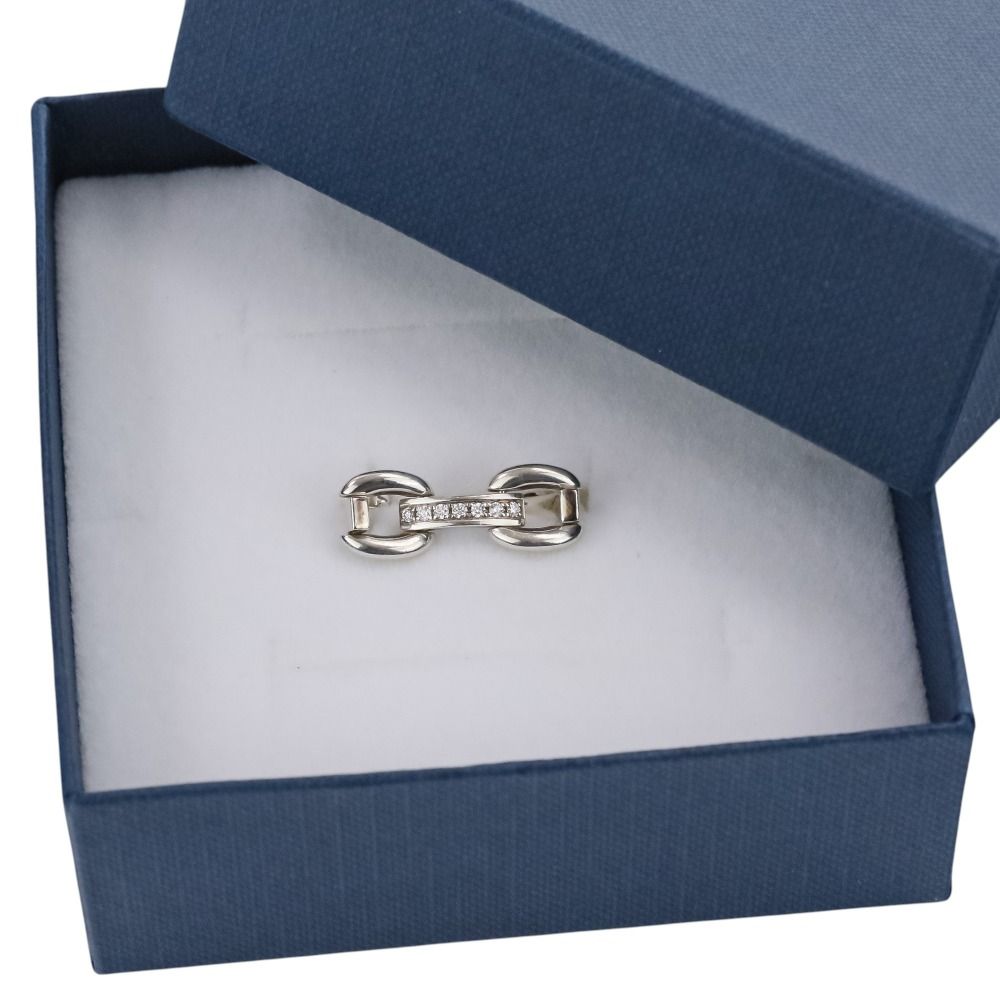 美品 LORO ロロ VO ring 01 dia 925 リング 指輪 9号 シルバー