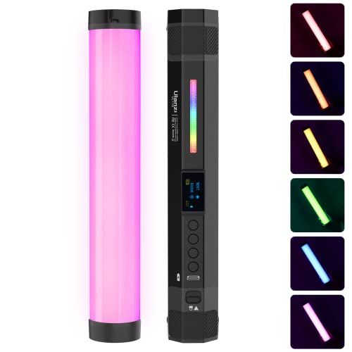 【新品】VIJIM 新版 Ulanzi LED 360°RGBビデオ バーライト 撮影用 ビデオカメラ用棒型 2600mAh Type-C充電式 2500-9000K調光可能な マグネット搭載 照明 高輝度LED YouTube/Tiktok 0a006084