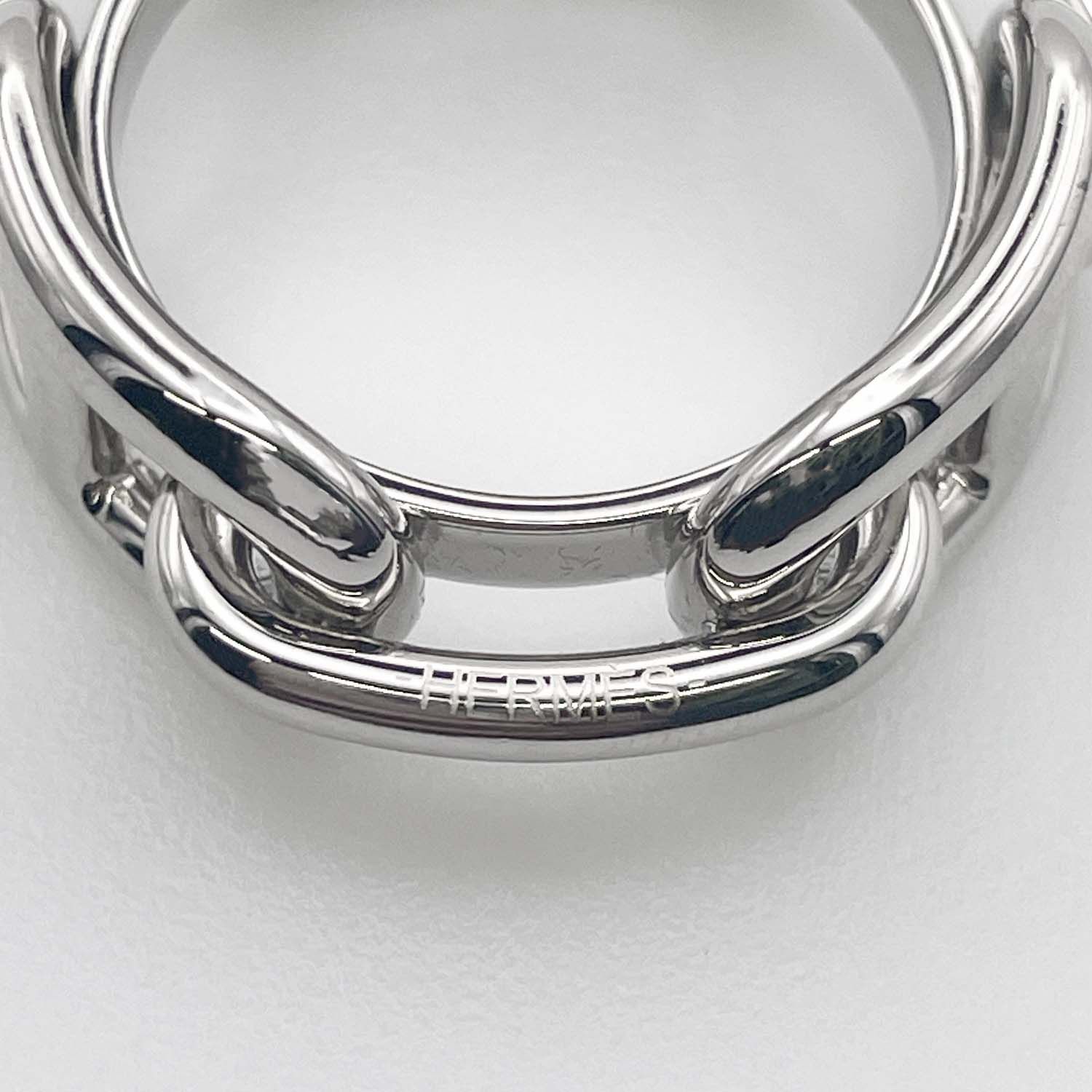 ★新品未使用★HERMES エルメス ルガテ シェーヌダンクル スカーフリング HERMES エルメス ルガテ シェーヌダンクル スカーフリング メタル
