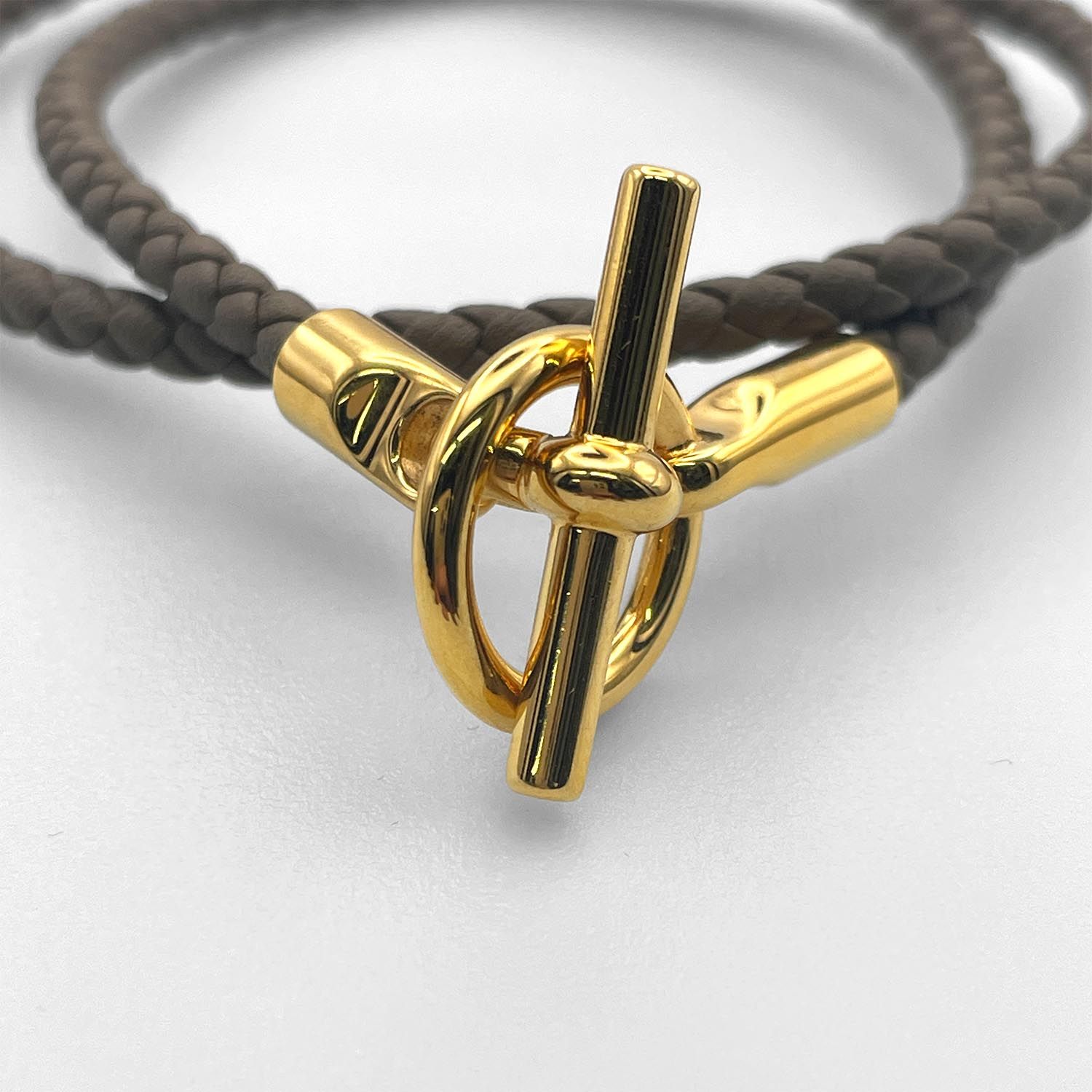 HERMES エルメス グレナン ドゥブルトゥール ブレスレット バングル 2 
