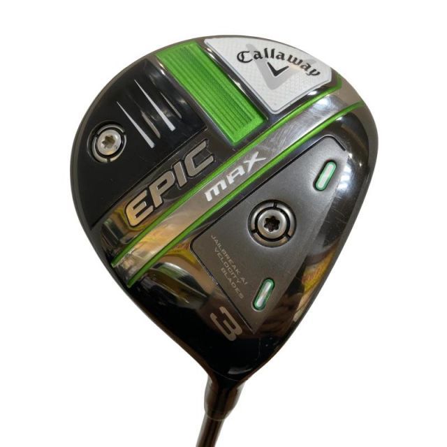 【中古】 キャロウェイ EPIC MAX 3W フェアウェイウッド FW 純正特注シャフト (フレックスR) メンズ 男性用 右利き 右用 Cランク ゴルフクラブ