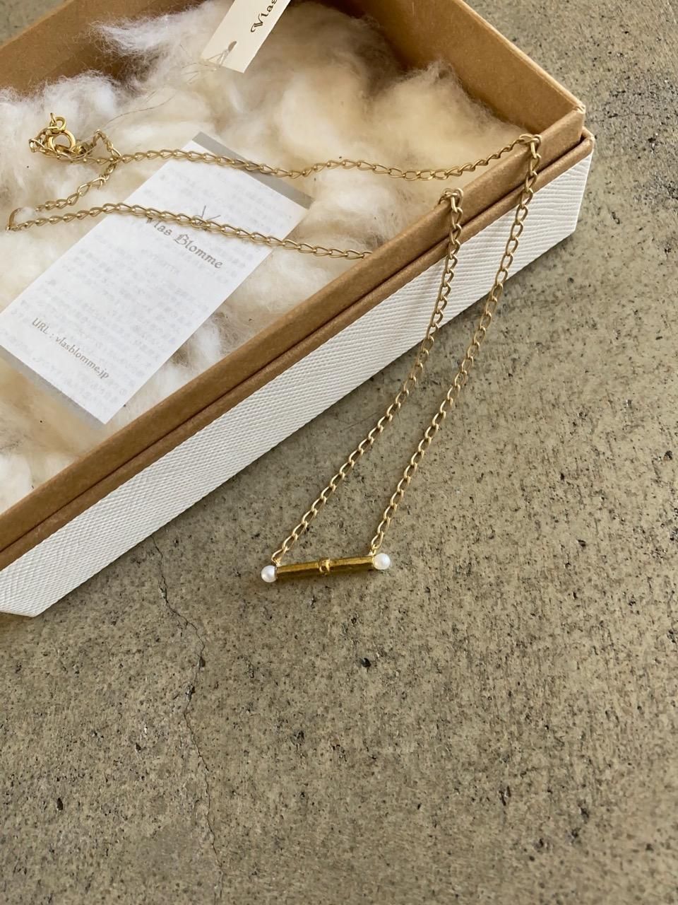 Anne number of T BAR Chain ネックレス Vlas Blomme 314892/shfy