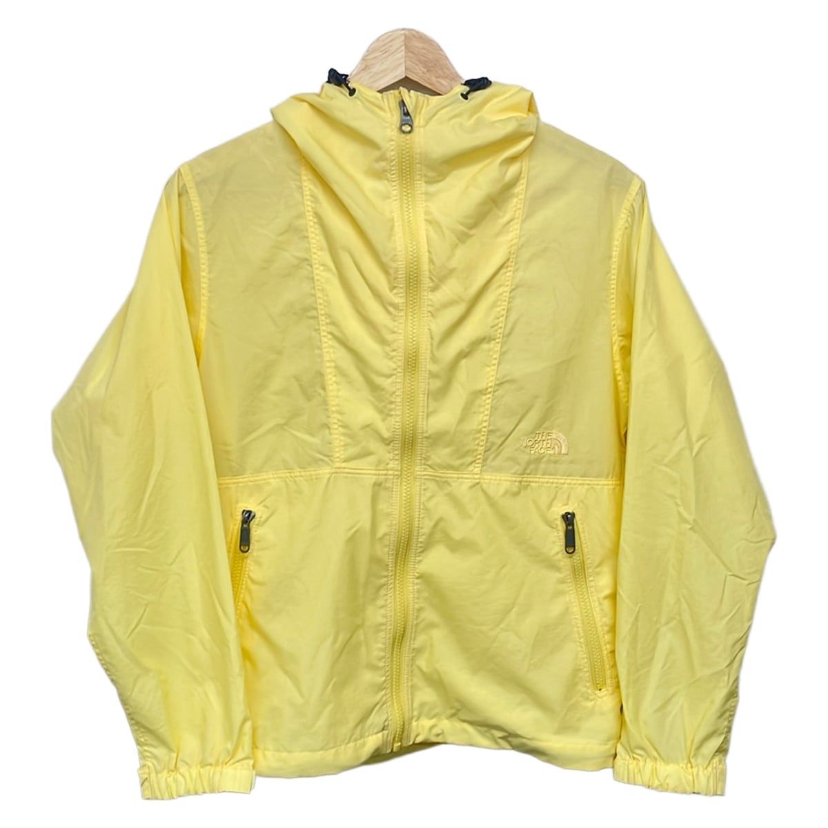 THE NORTH FACE(ノースフェイス) ブルゾン サイズM レディース - ライトイエロー 長袖/ジップアップ/春/夏