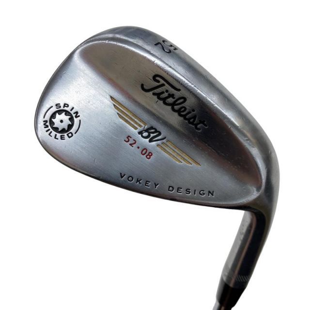 【中古】 タイトリスト VOKEY SPIN MILLED(2009) 52°/08° ウェッジ WG Dynamic Gold (フレックスS) メンズ 男性用 右利き 右用 Cランク ゴルフクラブ