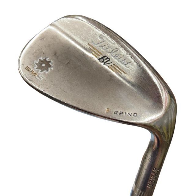 【中古】 タイトリスト VOKEY SPIN MILLED SM5 ゴールドニッケル 52°/12°F ウェッジ WG NS PRO 950GH (フレックスS) メンズ 男性用 右利き 右用 Cランク ゴルフクラブ