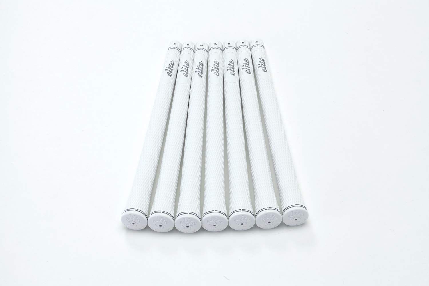 新品 elitegrips (エリートグリップ) ゴルフ グリップ SX38 7本セット シルバーホワイト バックライン無し