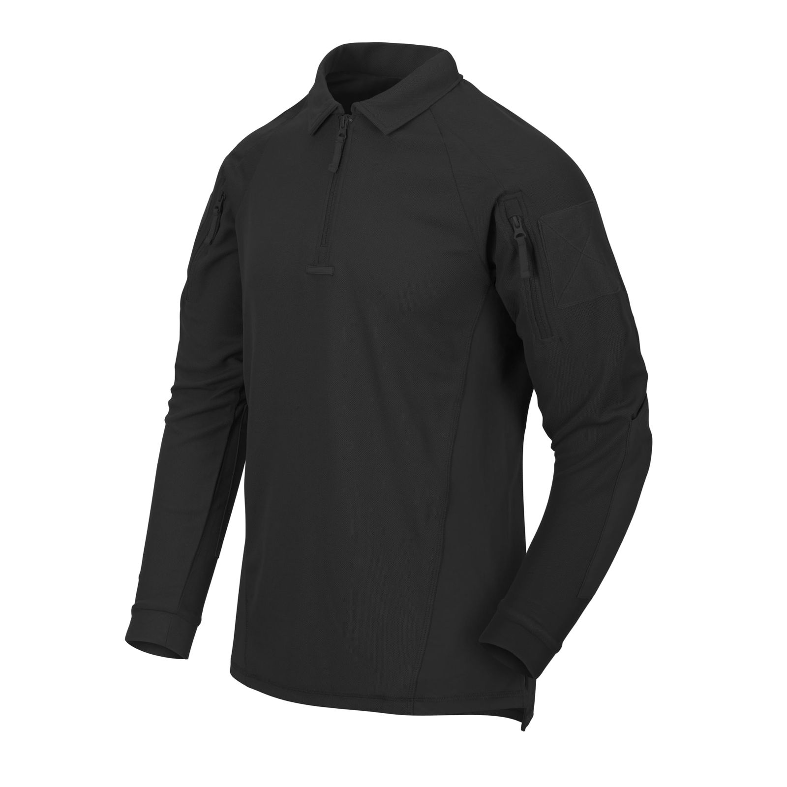 新品 [HELIKON-TEX] (ヘリコンテックス) レンジ ポロシャツ RANGE POLO SHIRT TOPCOOL 冷感 速乾 (L ブラック)