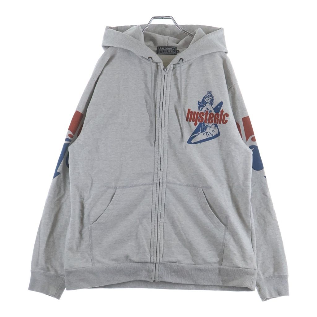 HYSTERIC GLAMOUR (ヒステリックグラマー) HYS FLEARE LOGO ジップ
