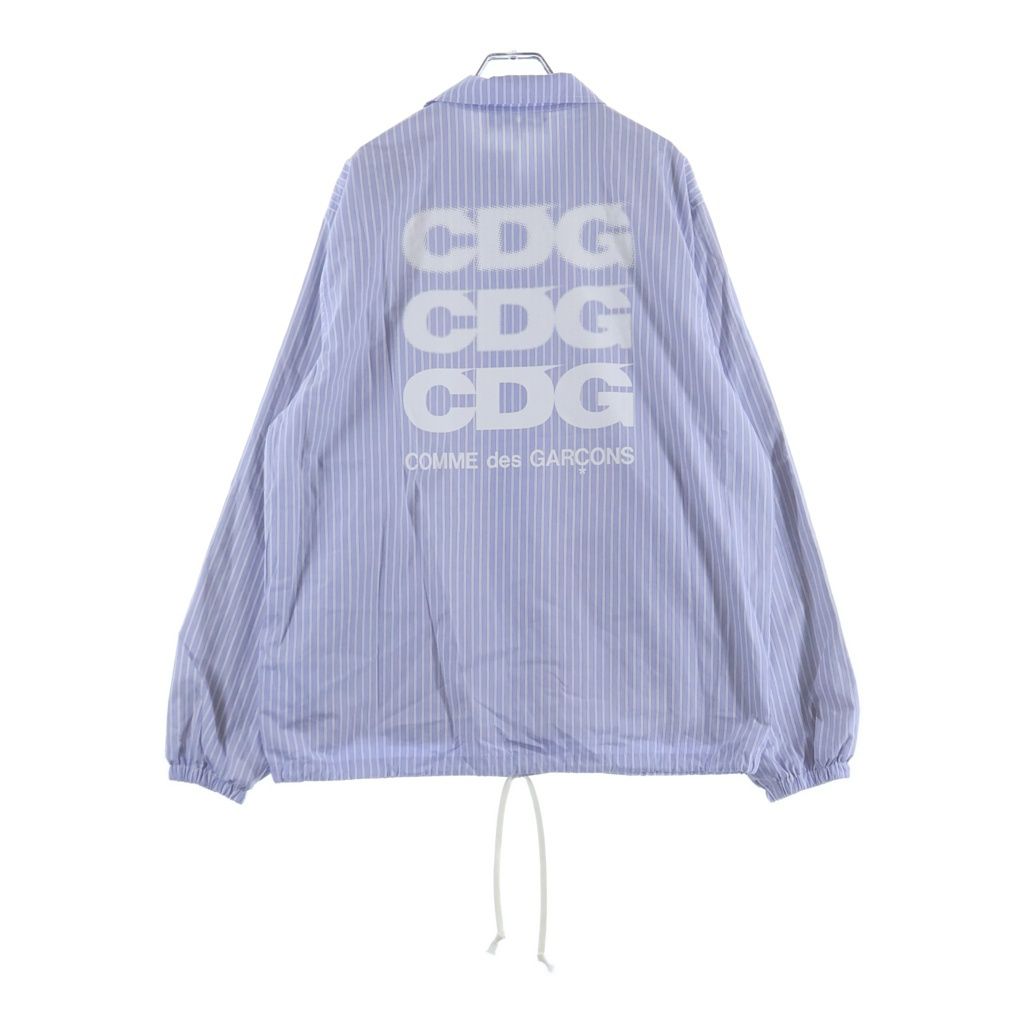 COMME des GARCONS (コムデギャルソン) 19SS Stripe Coach Jacket ストライプ柄 コーチジャケット SZ-J016 ブルー